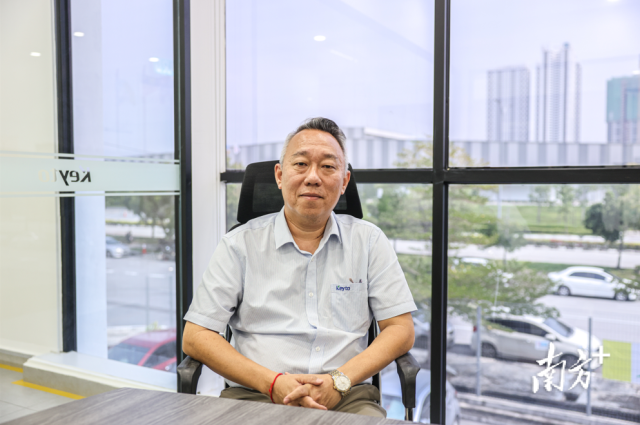 垦拓马来西亚工厂总经理张记福。